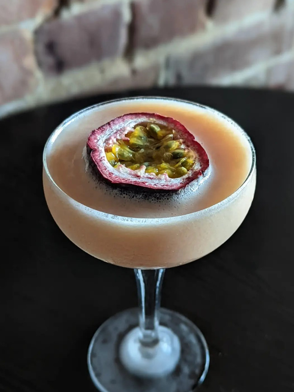 a cocktail drink at Hooch & Fellow, Townsville
