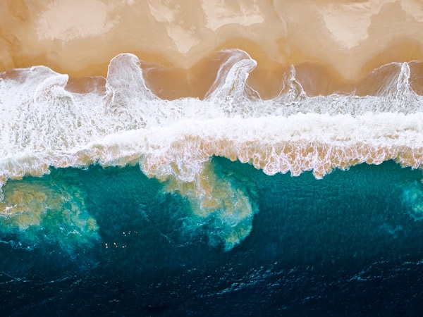 Aerial shot of Wyadup Rocks Injidup
