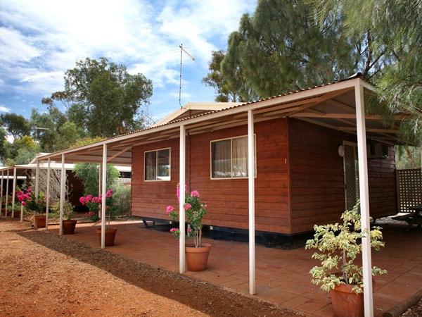 a forest cabin at Voyages Ayers Rock Resort