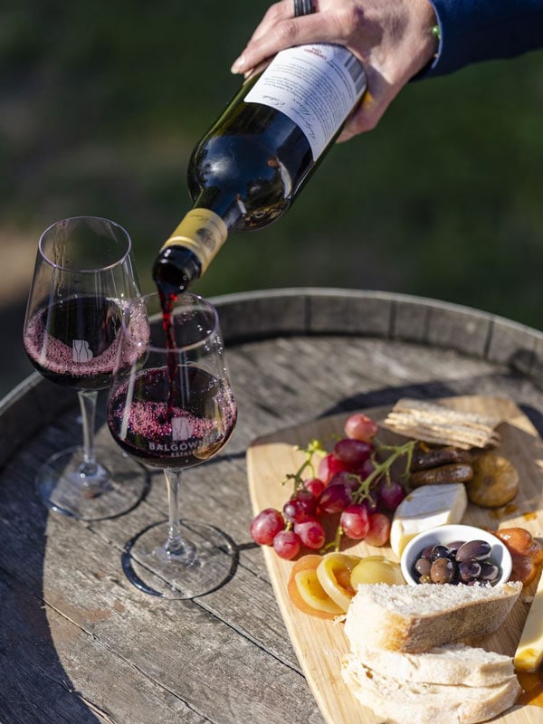Wine tastings Balgownie Bendigo