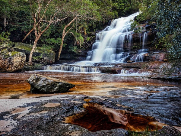 Somersby Falls in Brisbane Water National Park in NSW