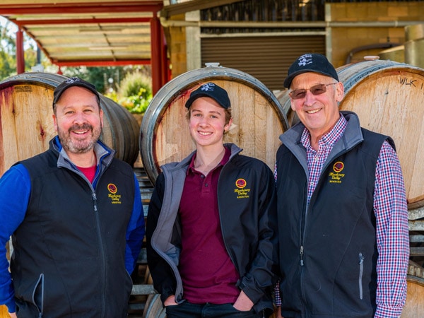 winemakers at Mandurang Valley Wines