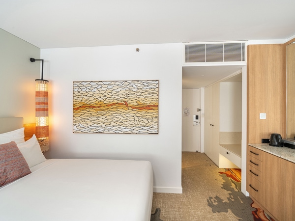 interior of the twin room at Sails Terrace