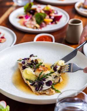 a close-up of food at Vale Restaurant and Bar, McLaren Vale