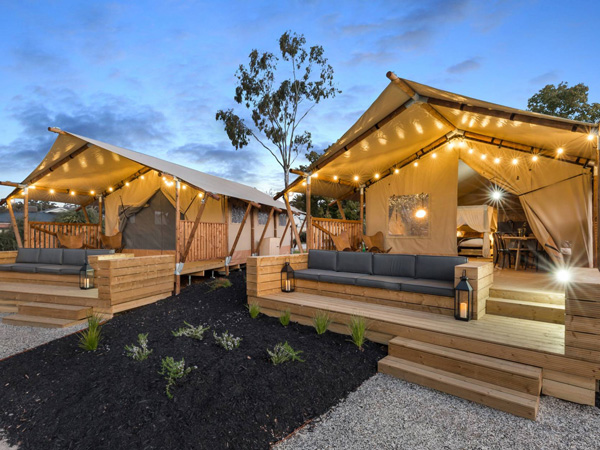 tents at BIG4 Tasman Holiday Parks – Bendigo