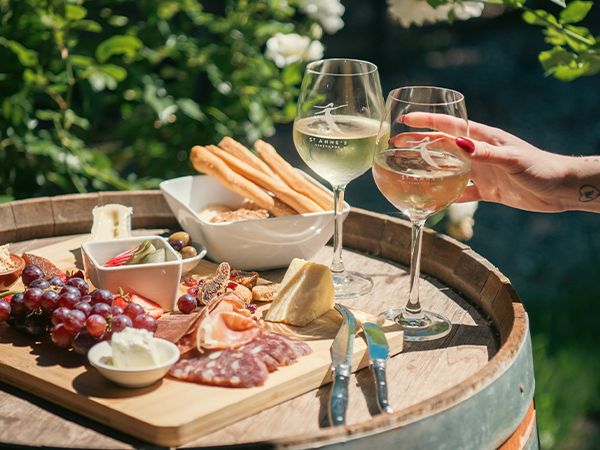 A cheese and charcuterie board at (Image: BlackJack Wines).