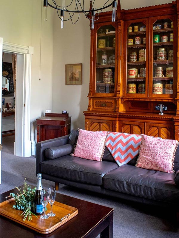 a cosy seating area inside The Residence at Mackenzie Quarters
