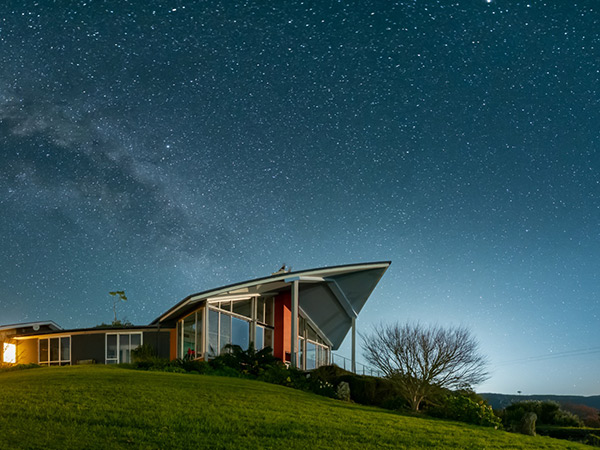 Mt Hay Retreat at night