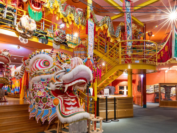 a look inside the Golden Dragon Museum