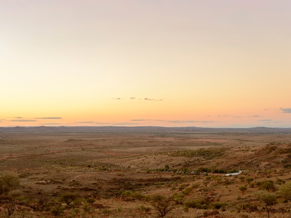 views across the outback desert, Broken Hill