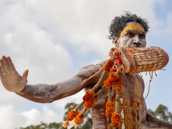 Indigenous man at Garma Festival