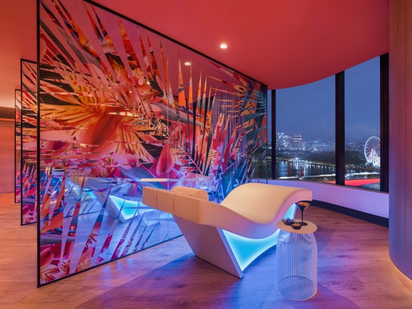 The AWAY Spa relax station at W Brisbane
