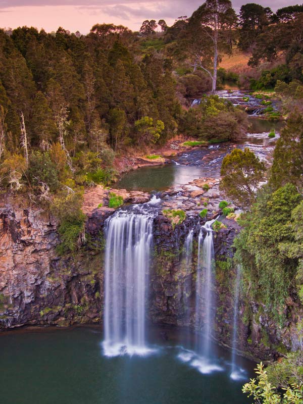 Dangar Falls, near the township of Dorrigo.