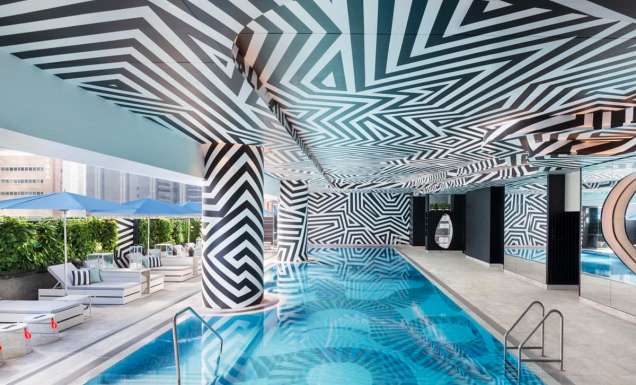 WET Deck swimming pool at W Brisbane