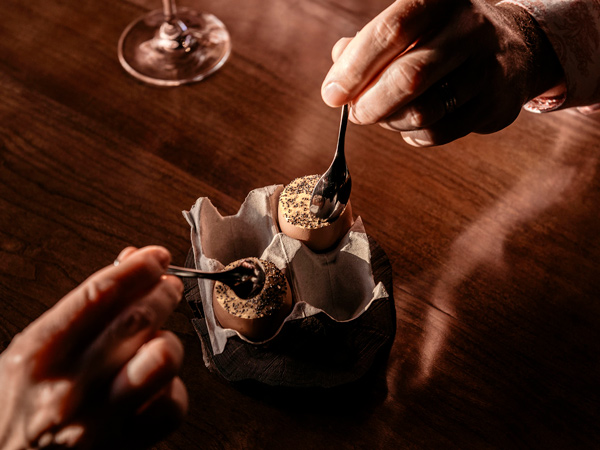 eggs at The Atrium at Hentley Farm