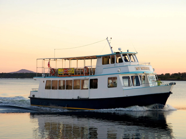 the MV Mirigini along the scenic Clarence River