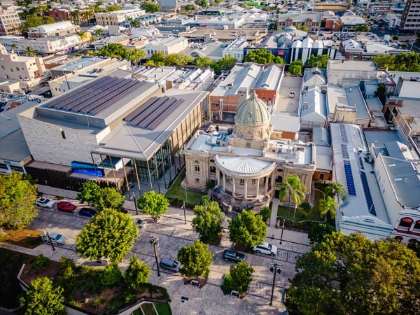 Rockhampton Museum of Art Aerial View