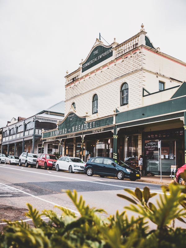 The Emporium Bellingen store operating from the historic and heritage-listed Hammond and Wheatley Commercial Emporium building establisted in 1900.