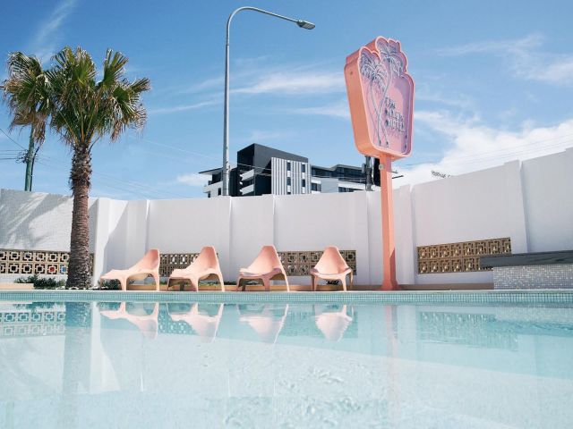 Mysa Motel pool, Palm Beach, Qld