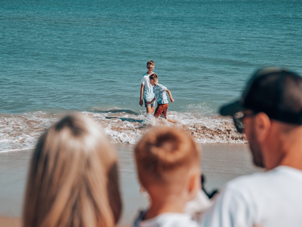 Family at Town Beach Mandurah