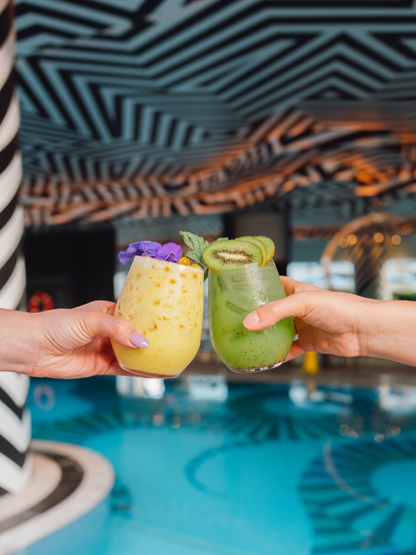 Cocktails at WET Deck in W Brisbane