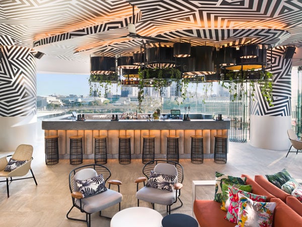 WET Deck Terrace bar at W Brisbane