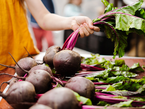 fresh produce from the Yamba Farmers and Producers Market, Yamba