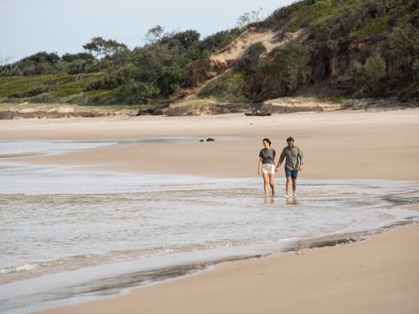 a couple spending time together along the Yuraygir coastal walk