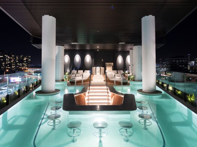 the pool at FV Brisbane by Peppers
