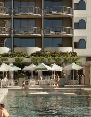 the pool at The Calile Hotel, Brisbane