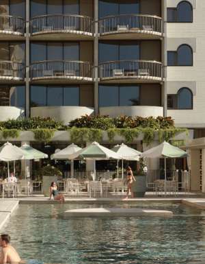 the pool at The Calile Hotel, Brisbane