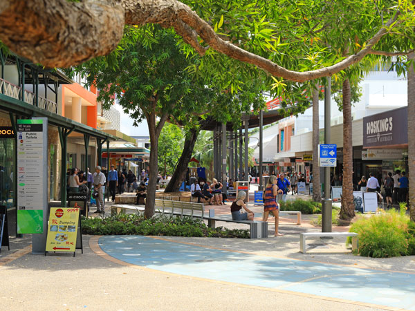 the Smith Street Mall in Darwin