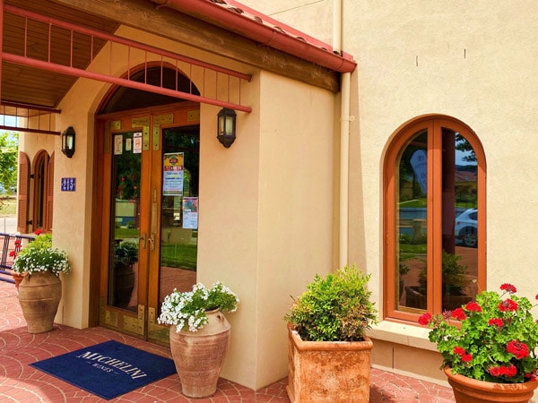 the cellar door at Michelini Wines, Bright