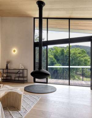 Calming earthy tones fill the space inside the rooms at Eden health retreat