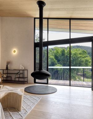 Calming earthy tones fill the space inside the rooms at Eden health retreat