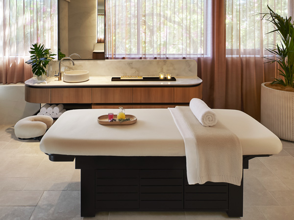 the signature treatment room at Spa by JW, Gold Coast