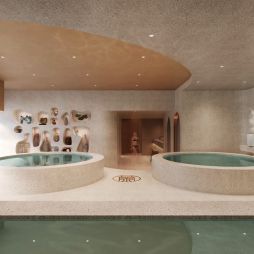 therapeutic pools at Lan Bathhouse, Gold Coast spas