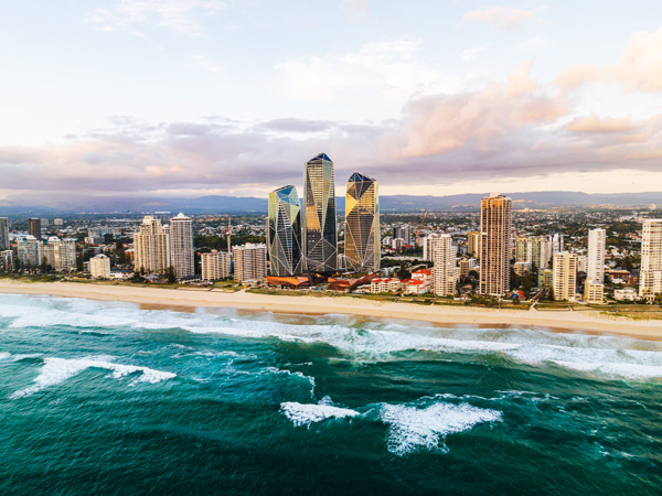 a beachfront hotel at Langham Gold Coast
