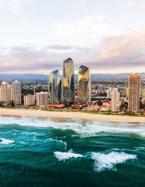a beachfront hotel at Langham Gold Coast