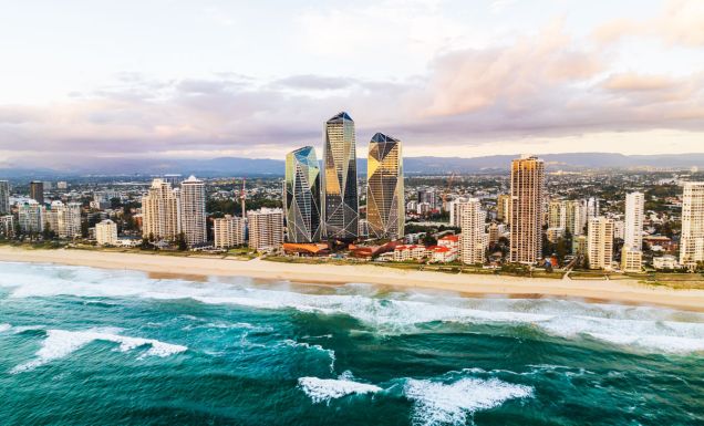 a beachfront hotel at Langham Gold Coast