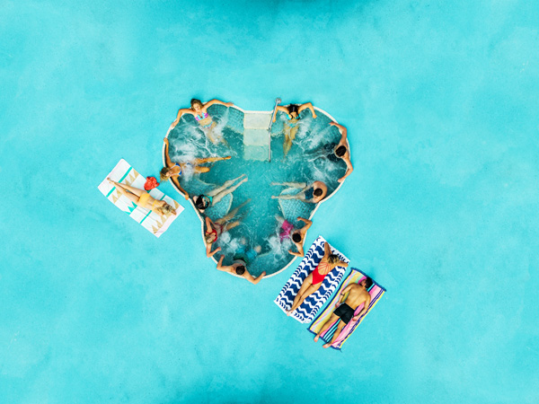 guests relaxing in one of the water attractions at Wet’n’Wild, Gold Coast