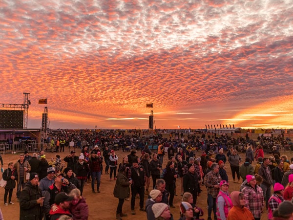 Mundi Mundi Bash Sunset