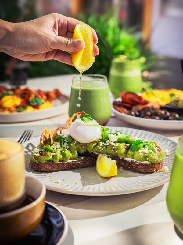 the smashed avo toast at Hazel Espresso, Gold Coast cafes