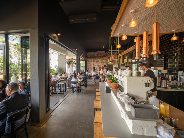 the Bam Bam Bakehouse cafe interior, Gold Coast