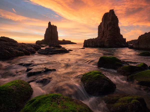 sunrise at Cathedral Rocks, Kiama