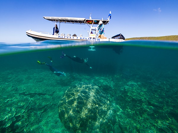 snorkeling tour with Keppel Explorer