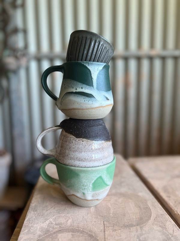 Ceramic artist Brooke Clunie at her Red Door Studio and Gallery