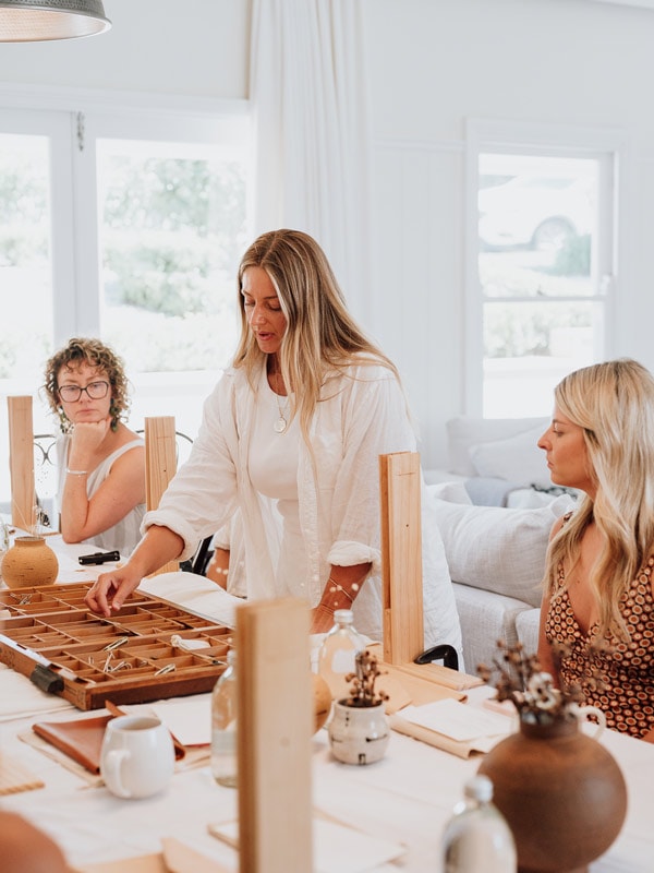 Leather workshop Stand Tall Retreats