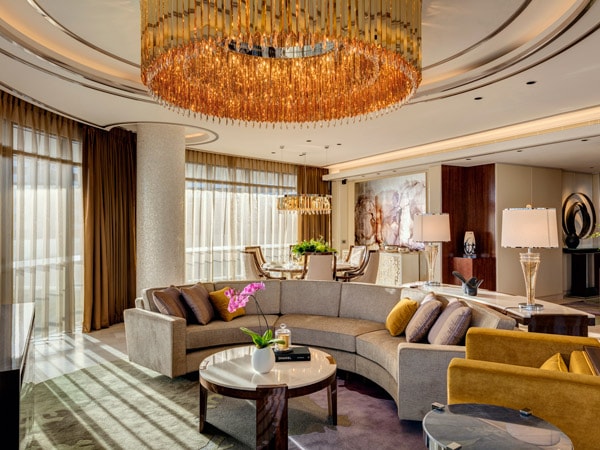 an elegant and cosy interior at The Darling, Broadbeach