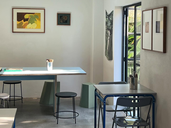 the cafe interior of Tones at Sōko, Byron Bay